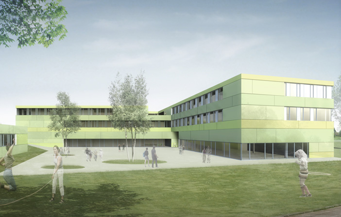 Montessori Zentrum Freising · Freising · Bild 1: Pausenhof